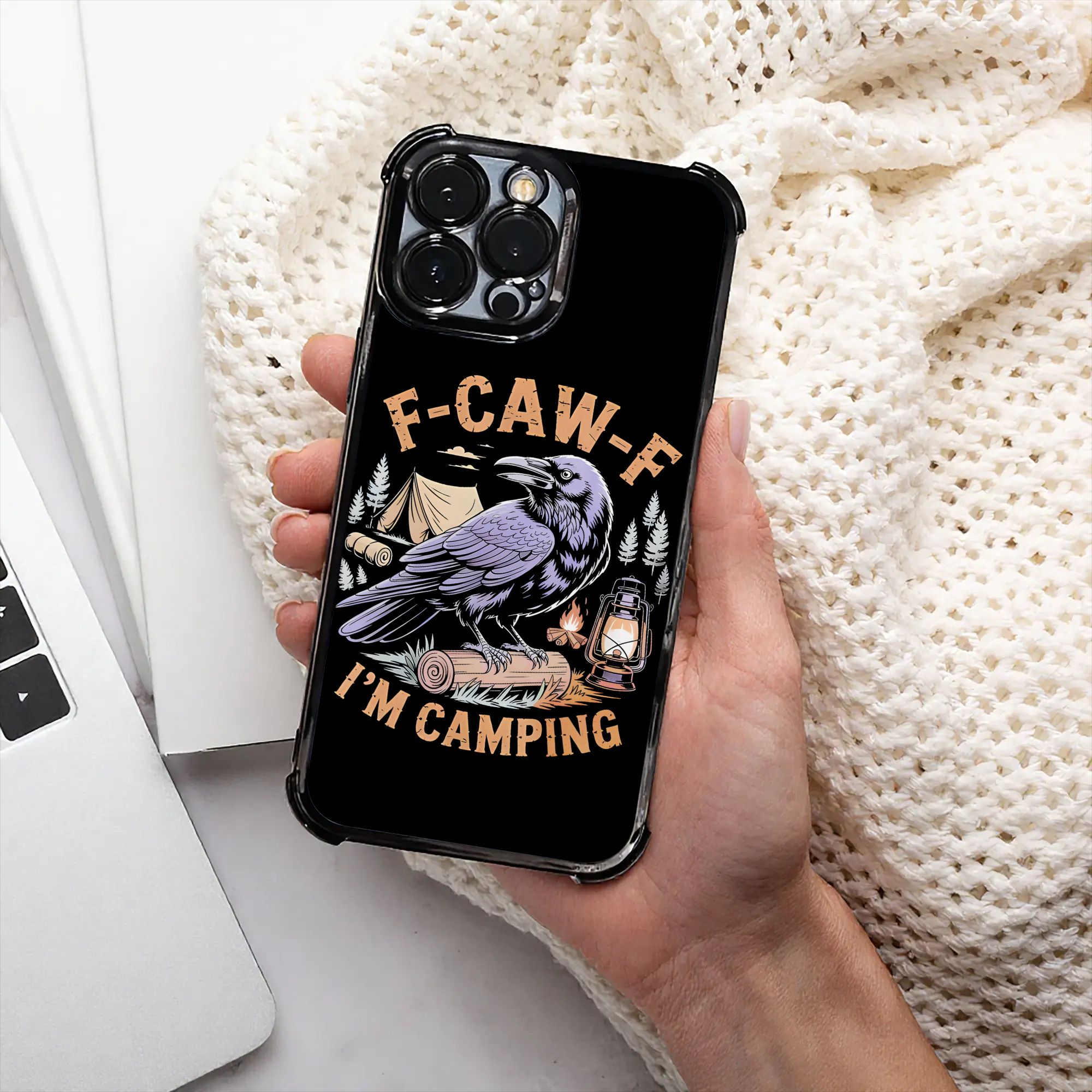 Outdoor Adventurer - Zabawny pokrowiec na telefon z motywem