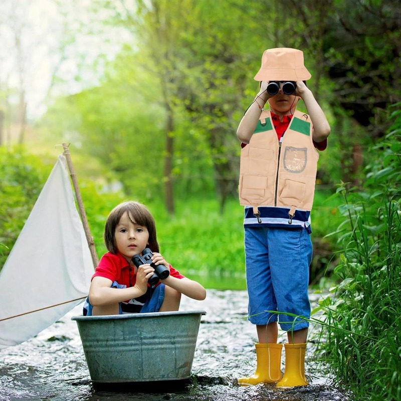 Outdoor Adventure Games - Strój Safari z kamizelką cargo i