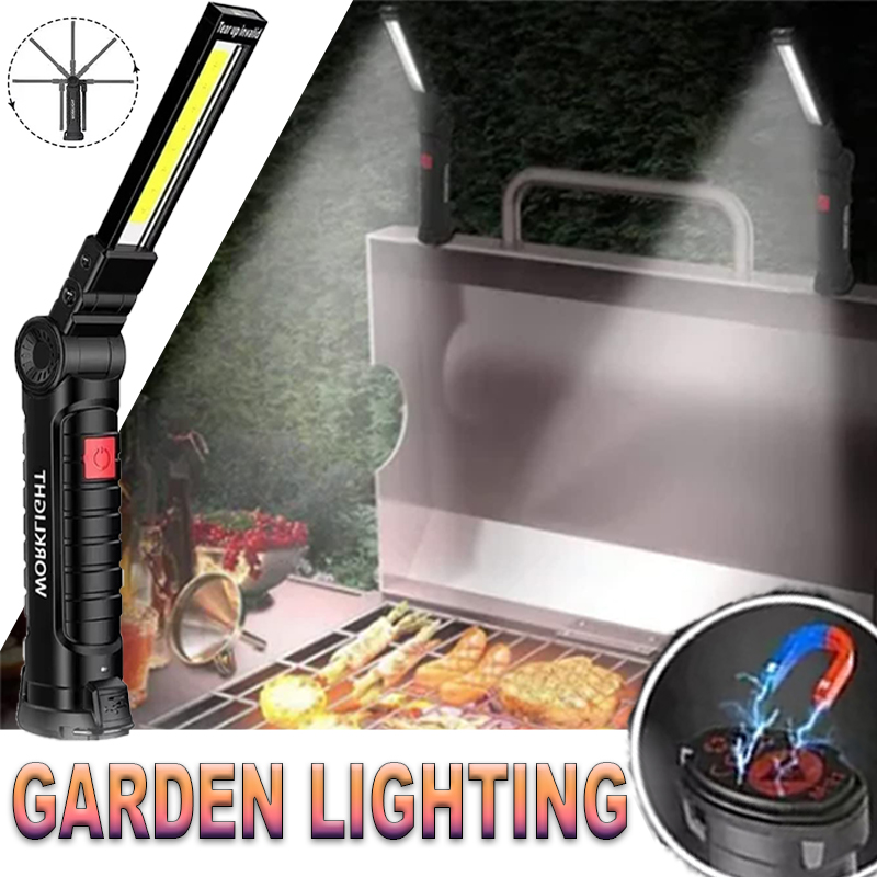 Outdoor Adventurer - Przenośna latarka LED z magnetycznym haczykiem,