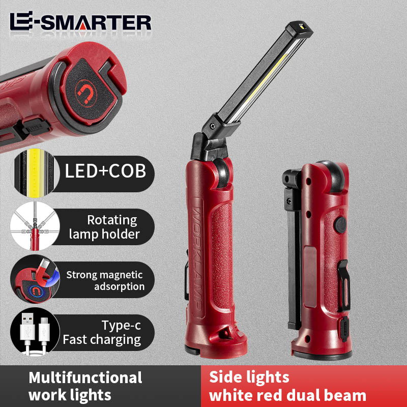 Outdoor Adventurer - Lampa robocza LED COB, ładowalna, składana