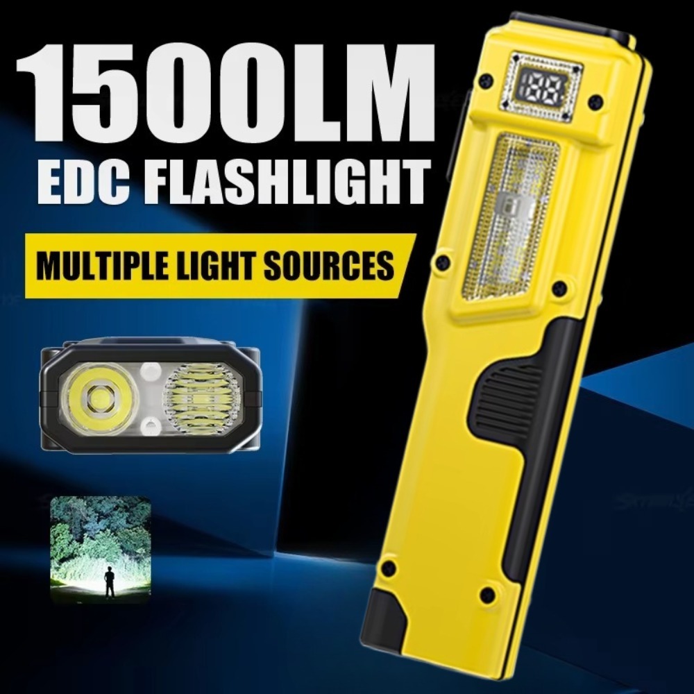Outdoor Adventurer - Ultra-cienka, ładowalna latarka LED EDC z