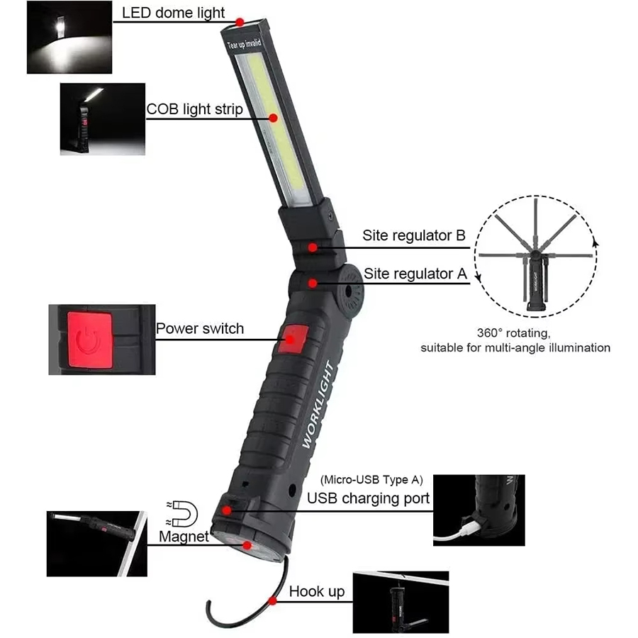 Przenośna latarka LED z magnet – Outdoor Adventurer recenzja i cena