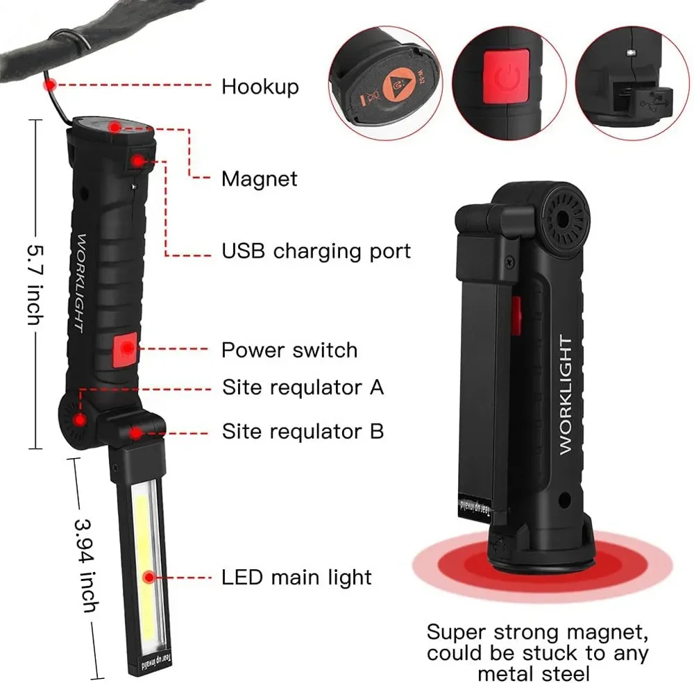 Przenośna latarka LED COB Łado – Outdoor Adventures recenzja i cena