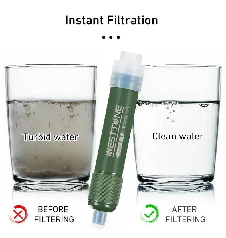 Westtune Outdoor Mini Camping  – Water Filter Straw recenzja i cena