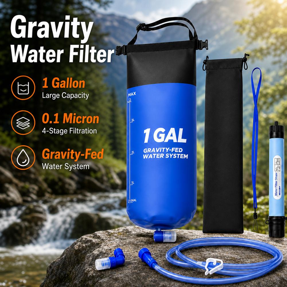 Kempingowy worek na wodę z fil – Water Filter Straw recenzja i cena