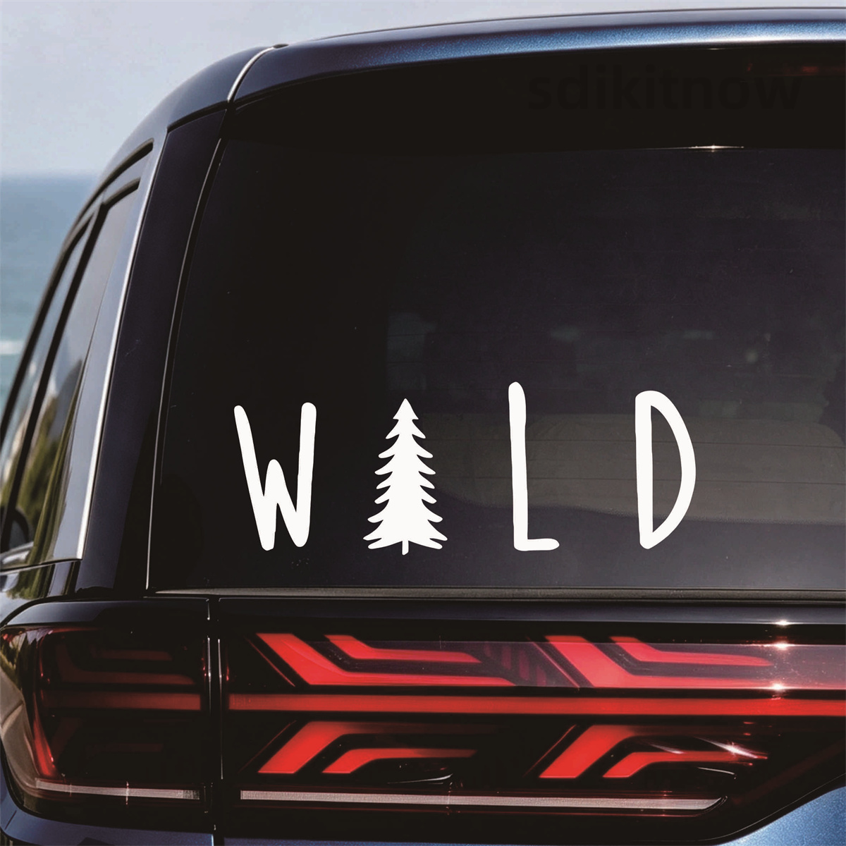 Naklejka winylowa na samochód  – Outdoor Adventure Jeep recenzja i cena
