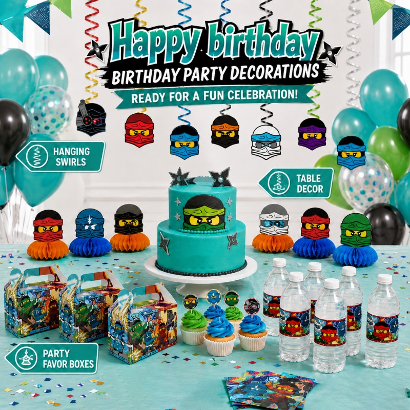 Zestaw dekoracji na przyjęcie  – Outdoor Adventure Birthday Party recenzja i cena